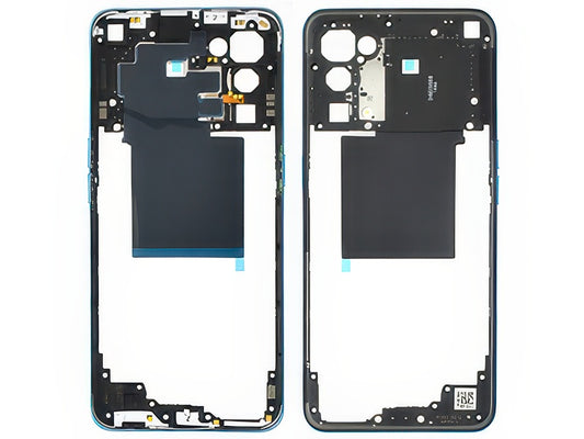 Cover Posteriore + Tasti Laterali + Antenna NFC Astral Blu per Oppo Find X3 Lite