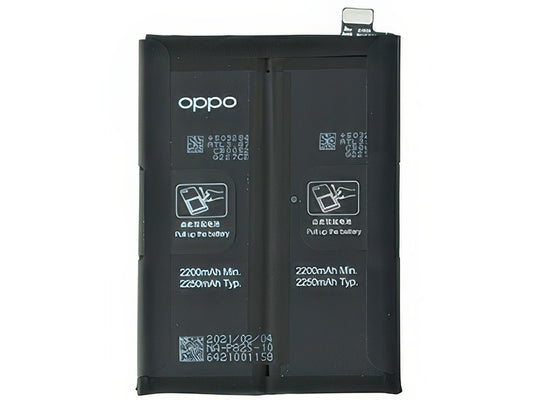 BLP825 Batteria 4500 mAh Li-Ion + Adesivo per Oppo Find X3 Neo