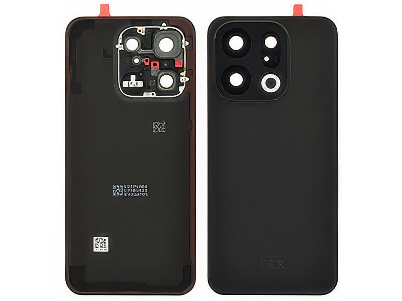 Cover Batteria + Vetrino Camera + Adesivi Space Nero per Oppo Find X9 5G