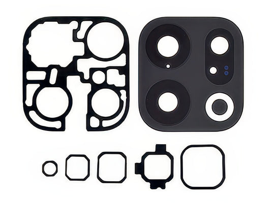 Vetrino Camera Posteriore + Adesivo Space Nero per Oppo Find X9 5G