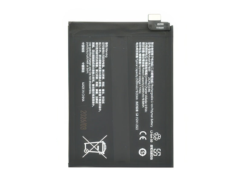 Batteria Litio 5000 mAh slim per Oppo Find X5 Pro