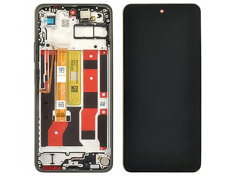 Lcd + Touchscreen + Frame + Tasti Laterali Mocha Brown per Oppo A5 Pro 4G