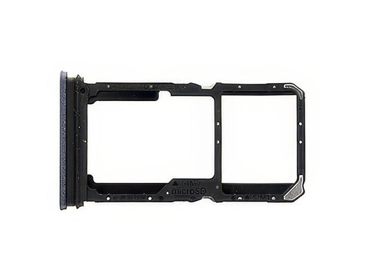 Sportello Dual Sim Card/SD Card Nero Viola per Oppo A6X 5G