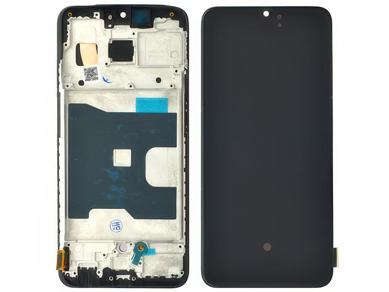 Lcd + Touchscreen + Frame Nero per Oppo Reno Z