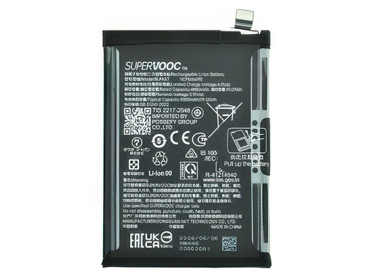 BLPA57 Batteria 5000 mAh Li-Ion + Adesivo per Oppo Reno 12 Pro 5G