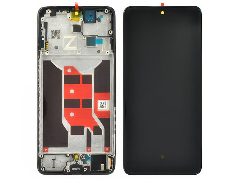 Lcd + Touch Screen + Frame Nero per Oppo Reno12 F 4G