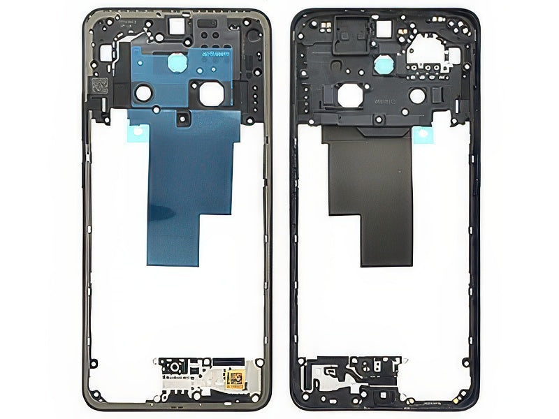 Cover Posteriore + Antenna NFC + Tasti Laterali Matte Grigio per Oppo Reno12 F 4G