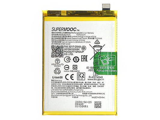BLPA79 Batteria 5000 mAh Li-Ion + Adesivo per Oppo Reno12 F 5G