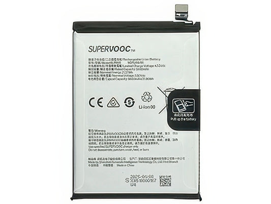BLPB55 Batteria 5450 mAh Li-Ion + Adesivo per Oppo Reno13 5G
