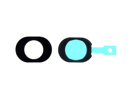 Vetrino Camera Posteriore Ultra Wide + Adesivo Nero per Oppo Reno13 Pro 5G