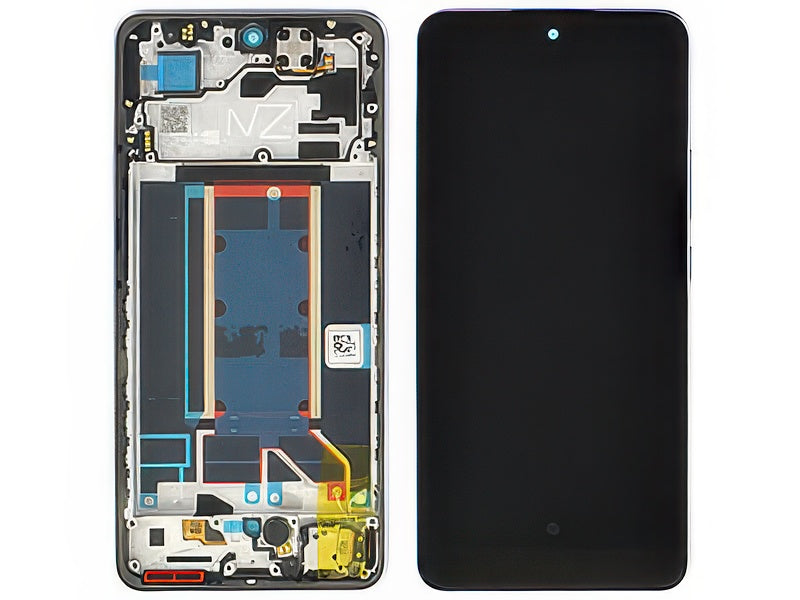 Lcd + Touch Screen + Frame + Tasti laterali Plume Viola per Oppo Reno13 F 5G
