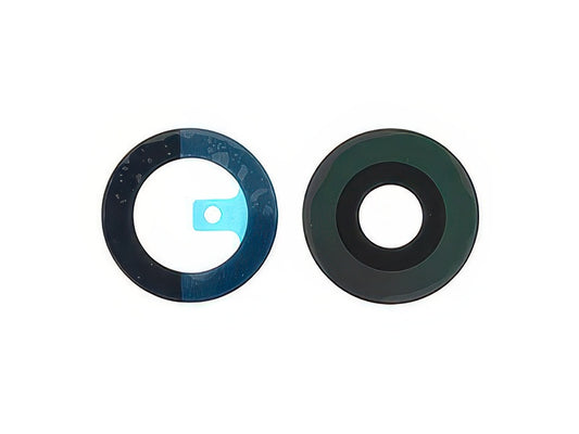 Vetrino Camera Posteriore 50MP + Adesivo Nero per Oppo Reno13 FS 5G