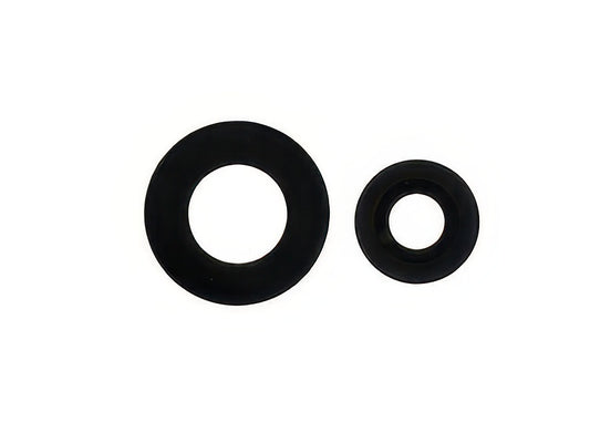 Vetrino Camera Posteriore Macro + Adesivo Nero per Oppo Reno13 FS 5G