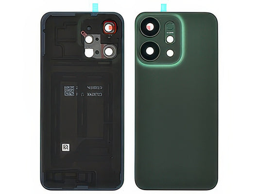 Cover Batteria + Vetrino Camera + Adesivi Luminous Verde per Oppo Reno14 5G