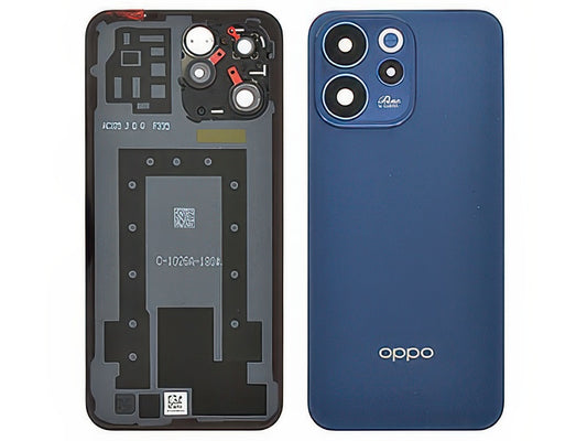 Cover Batteria + Vetrino Camera + Adesivi Twilight Nero per Oppo Reno15 FS 5G