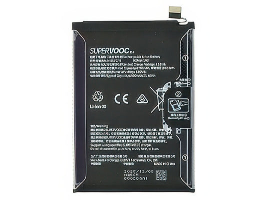 BLPD91 Batteria 6500 mAh Li-Ion + Adesivo per Oppo Reno15 5G