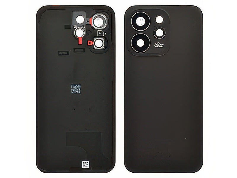 Cover Batteria + Vetrino Camera + Adesivi Dusk Nero per Oppo Reno15 Pro 5G