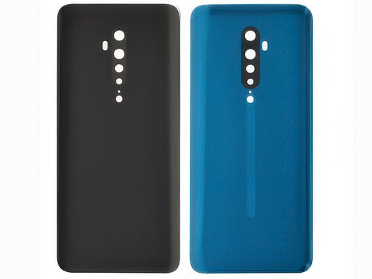 Cover Batteria + Vetrino Camera Ocean Blu per Oppo Reno2
