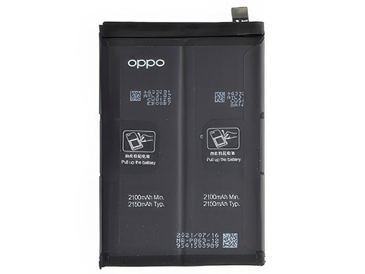 BLP863 Batteria 4300 mAh Li-Ion + Adesivo per Oppo Reno6 5G