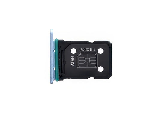 Sportello Dual Sim Card + Alloggio Arctic Blu per Oppo Reno6 5G