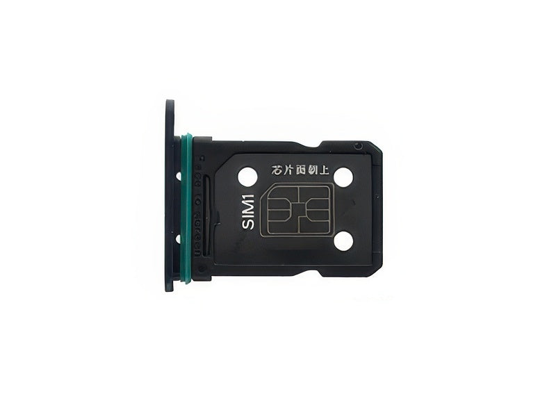 Sportello Dual Sim Card + Alloggio Stellar Nero per Oppo Reno6 5G