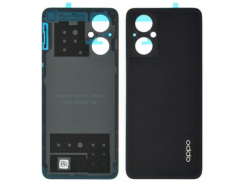 Cover Batteria + Adesivi Cosmic Black per Oppo Reno8 Lite 5G