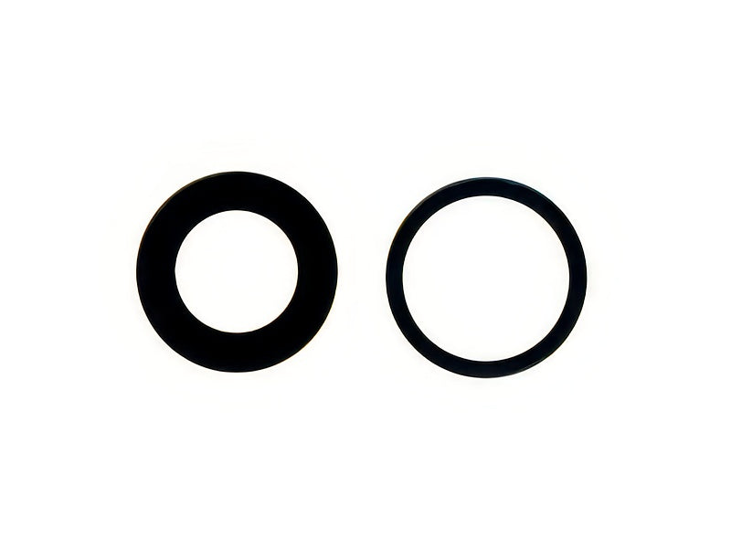 Vetrino Camera Posteriore + Adesivo Nero per Oppo Reno8 Pro 5G