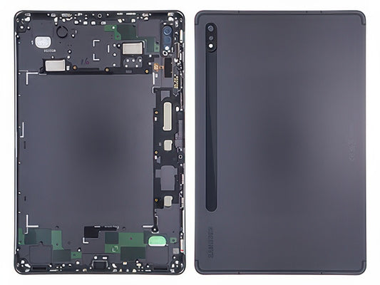 Cover Batteria +Tasti Laterali + Vetrino Camera Graphite per Samsung SM-X706 Galaxy Tab S8 11" 5G