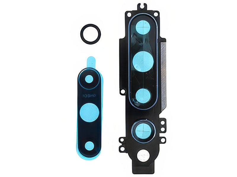 Cover Camera + Vetrino + Frame Twilight Grigio per Xiaomi Mi 10 - Compatibile