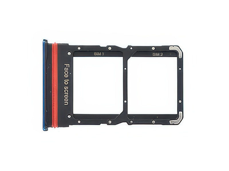 Sportello Dual Sim Card/SD Card Aurora Blu per Xiaomi Mi 10 Lite 5G