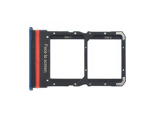 Sportello Dual Sim Card/SD Card Aurora Blu per Xiaomi Mi 10 Lite 5G