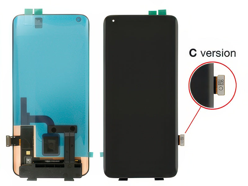 Lcd + Touch Screen Nero Flat Versione "C" per Xiaomi Mi 10 Pro