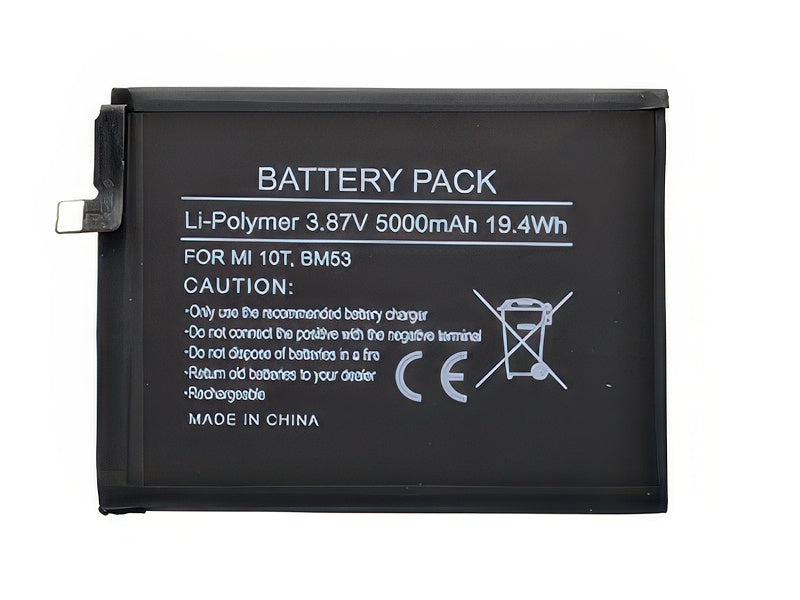 Batteria Litio 5000 mAh slim per Xiaomi Mi 10T