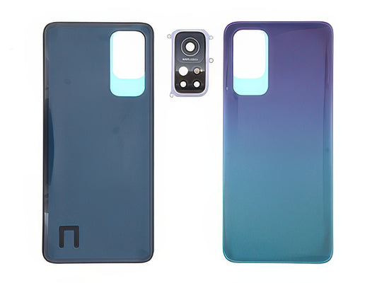 Cover Batteria + Vetrino Camera Aurora Blu per Xiaomi Mi 10T