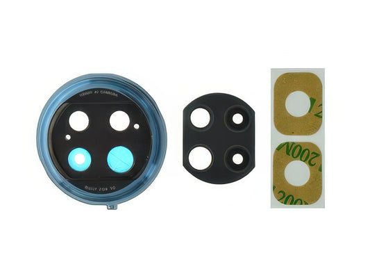 Cover Camera + Vetrino + Adesivi Atlantic Blu per Xiaomi Mi 10T Lite 5G