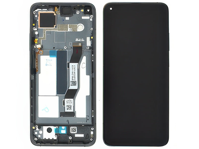 Lcd + Touch Screen + Frame + Tasti Laterali Cosmic Black per Xiaomi Mi 10T Pro