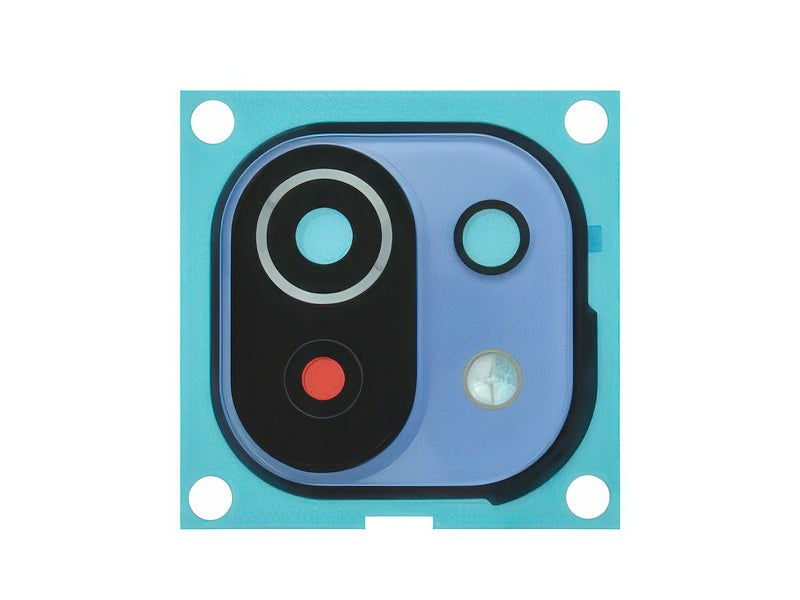 Cover Camera + Vetrino Bubblegum Blu per Xiaomi Mi 11 Lite