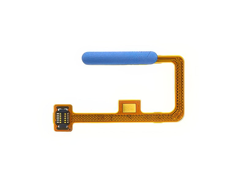 Flat Cable + Lettore Impronta Bubblegum Blu per Xiaomi Mi 11 Lite 5G - Originale Service Pack