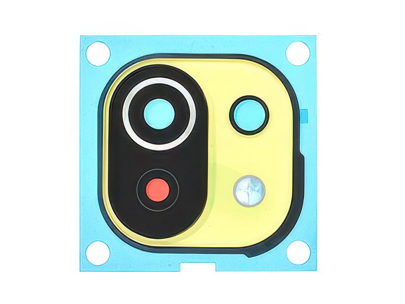 Cover Camera + Vetrino + Adesivo Citrus Giallo per Xiaomi Mi 11 Lite 5G