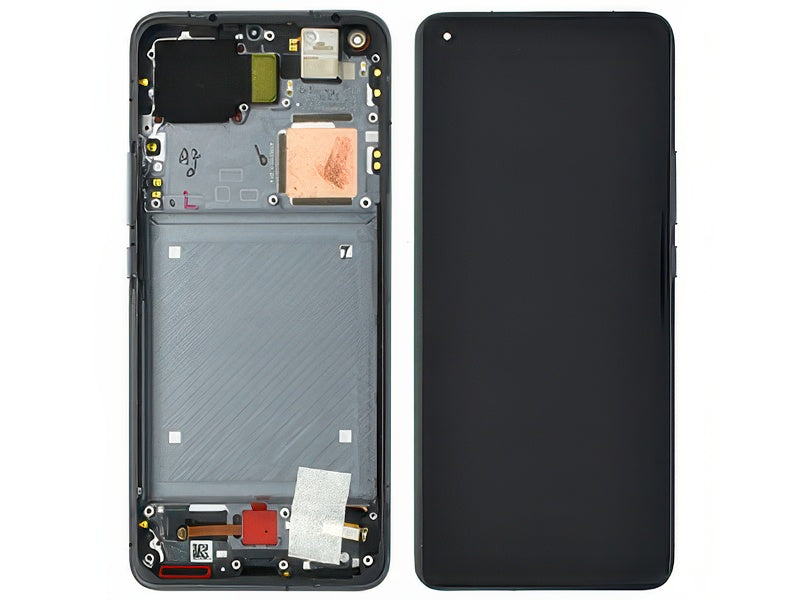 Lcd + Touchscreen + Frame + Tasti Laterali + Altoparlante Ceramic Black per Xiaomi Mi 11 Ultra 5G