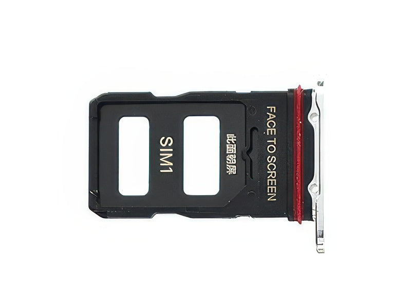 Sportello Dual Sim Card Ceramic White per Xiaomi Mi 11 Ultra 5G