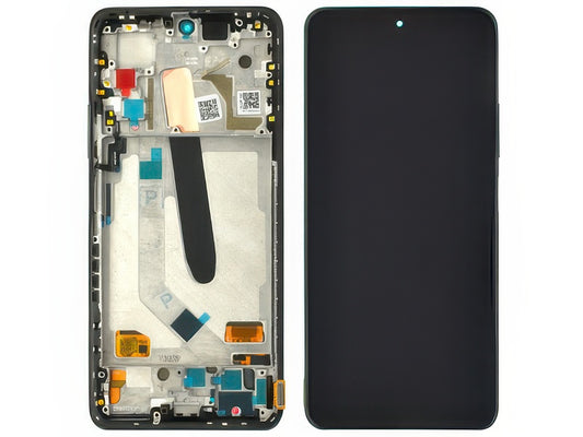 Lcd + Touchscreen + Frame + Tasto Volume Cosmic Black per Xiaomi Mi 11i 5G