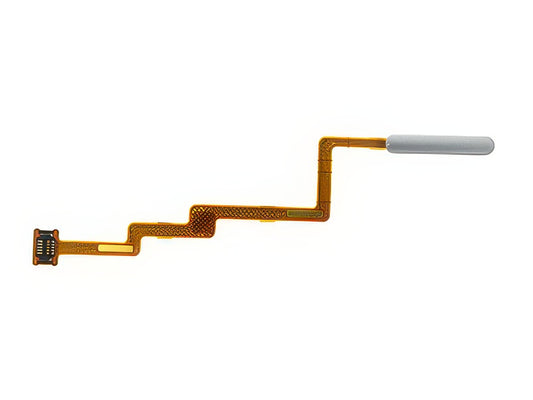 Flat Cable + Lettore Impronta Frosty Bianco per Xiaomi Mi 11i 5G