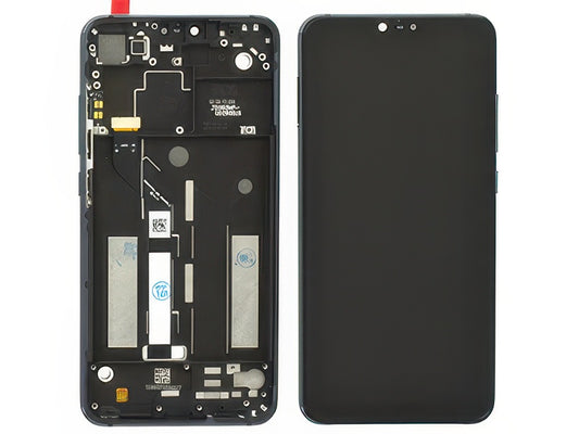 Lcd + Touch Screen + Frame Nero per Xiaomi Mi 8 Lite