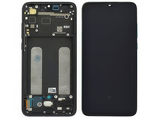 Lcd + Touch Screen + Frame + Tasti Laterali Nero per Xiaomi Mi 9 Lite