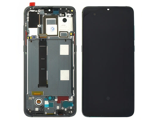 Lcd + Touch Screen + Frame + Tasti Laterali Nero per Xiaomi Mi 9 - Compatibile