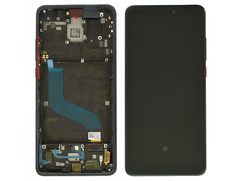 Lcd + Touch Screen + Frame + Tasti Laterali Nero per Xiaomi Mi 9T