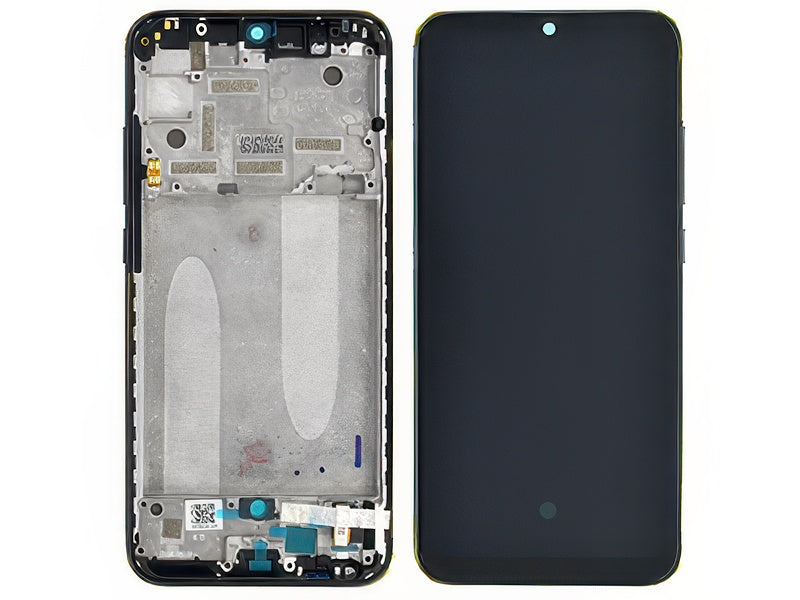 Lcd + Touchscreen + Frame + Tasti Laterali Nero per Xiaomi Mi A3