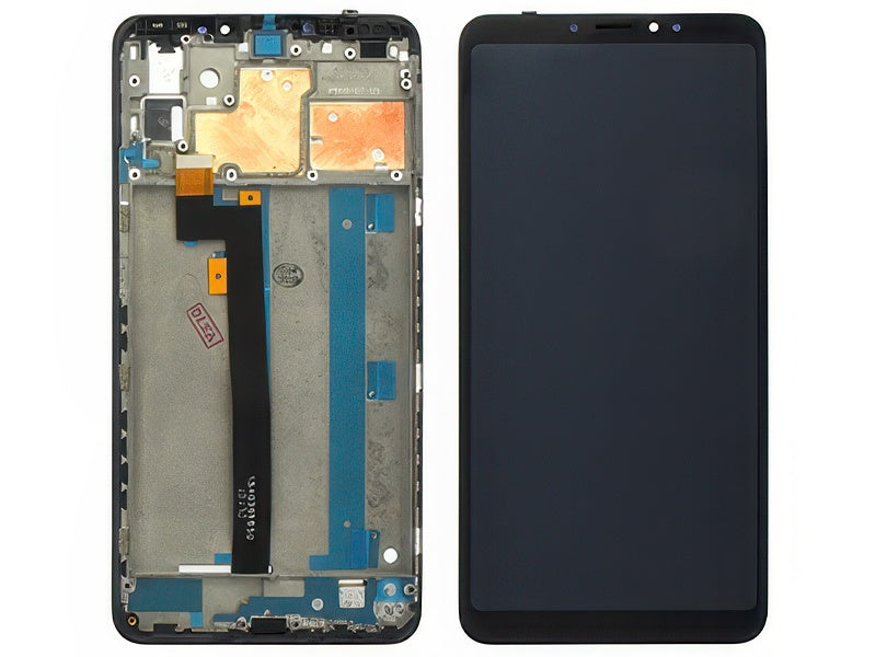 Lcd + Touch Screen + Frame Nero per Xiaomi Mi Max 3