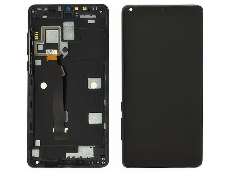 Lcd + Touch Screen + Frame + Tasti Laterali Nero per Xiaomi Mi Mix 2